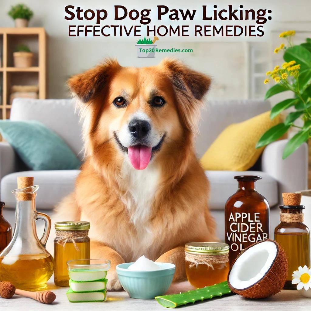 Stop a Dog from Licking Paws